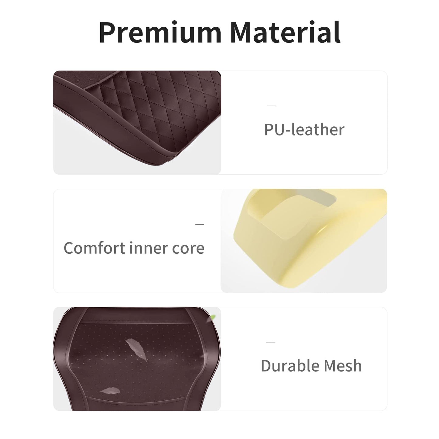 Boriwat Neck & Back Massager with Heat & Vibration — 3D Deep-Kneading Shiatsu Pillow, Brown — Gift for Mom & Dad