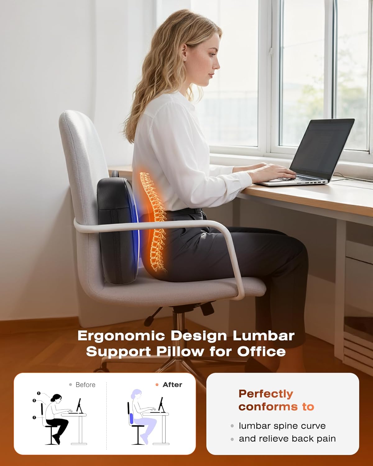 Shiatsu Back Massager with Heat Neck Massagers for Lower Back Leg Shoulder, Lumbar Support Pillow for Office Car, Gift for Men Women