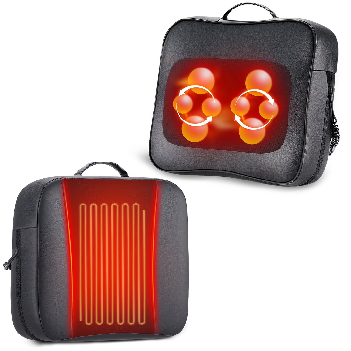 Shiatsu Back Massager with Heat Neck Massagers for Lower Back Leg Shoulder, Lumbar Support Pillow for Office Car, Gift for Men Women